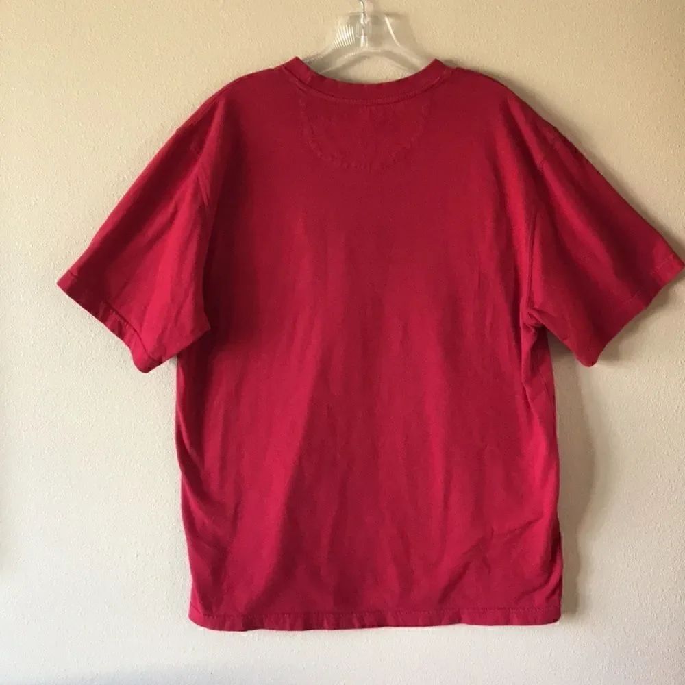 Chaps Mens Red T Shirt - Picture 5 of 5